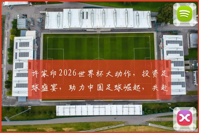 许家印2026世界杯大动作，投资足球盛宴，助力中国足球崛起，共赴激情盛宴