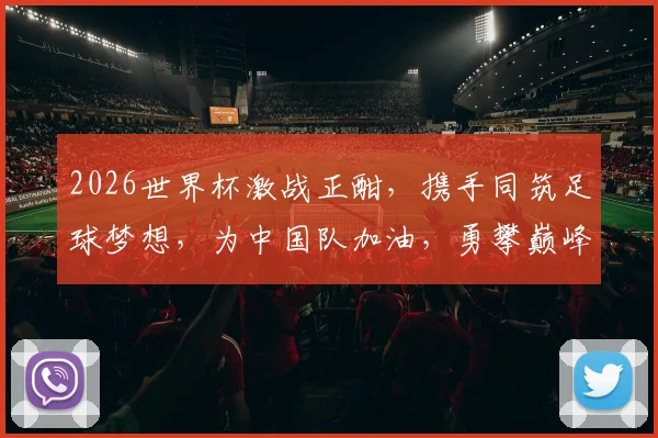 2026世界杯激战正酣，携手同筑足球梦想，为中国队加油，勇攀巅峰